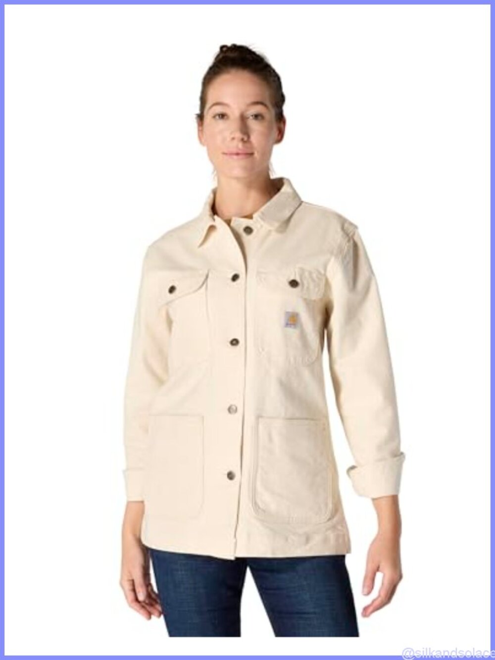 Carhartt Women's Rugged Flex Loose Fit Canvas Chore Coat